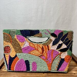 Antik Kraft Multicolor Beaded Handbag